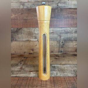 VTG 16" Wooden Salt Or Pepper Grinder  16” W Peekaboo Window ￼